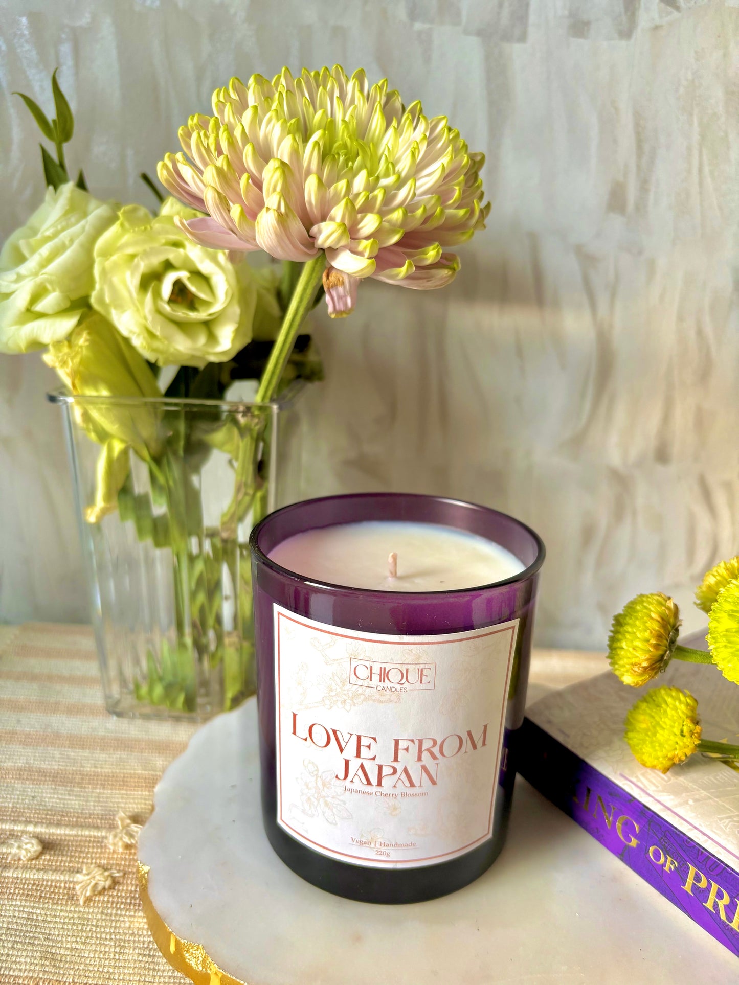Love from Japan - Japanese cherry blossom candle