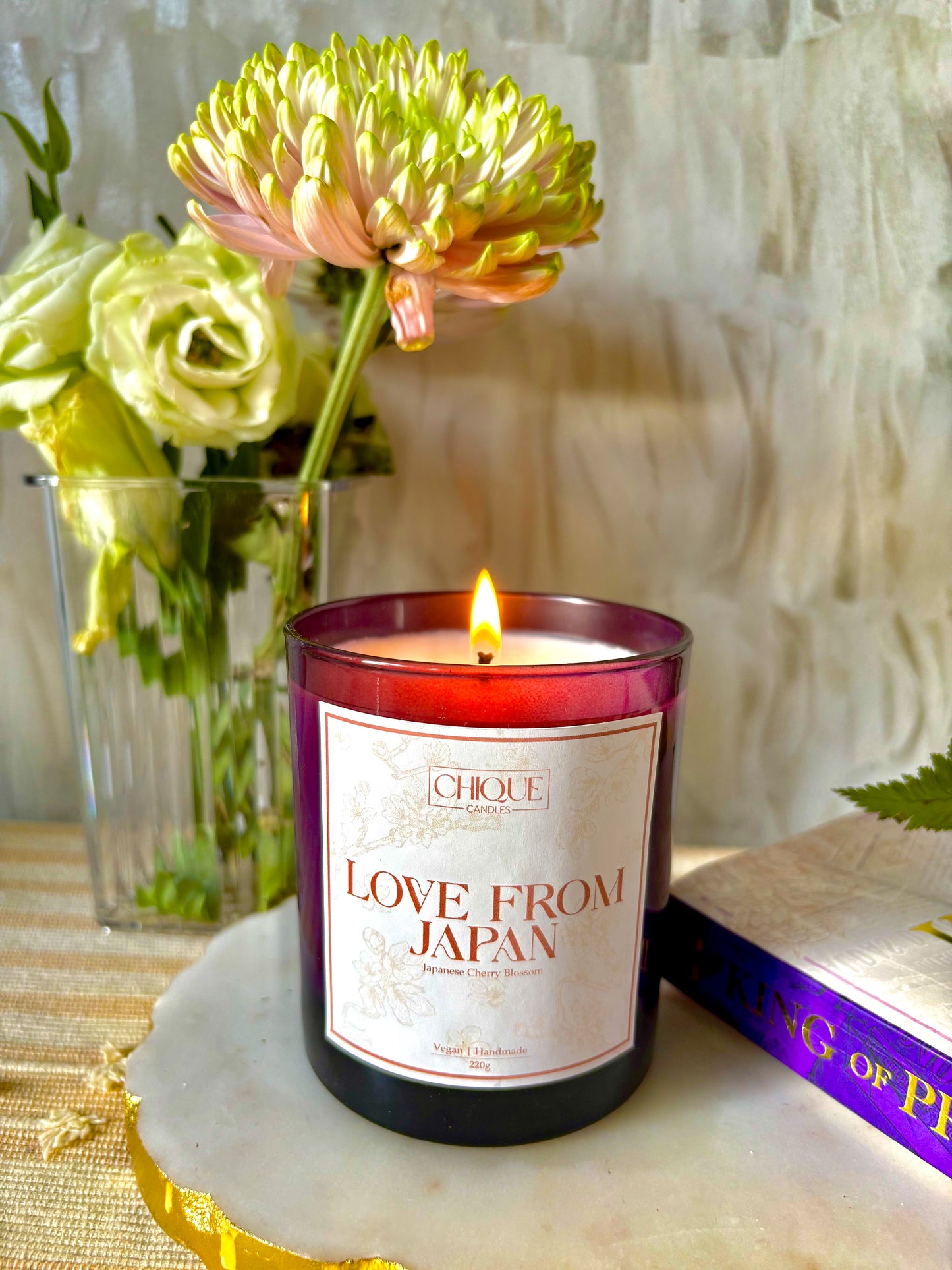 Love from Japan - Japanese cherry blossom candle