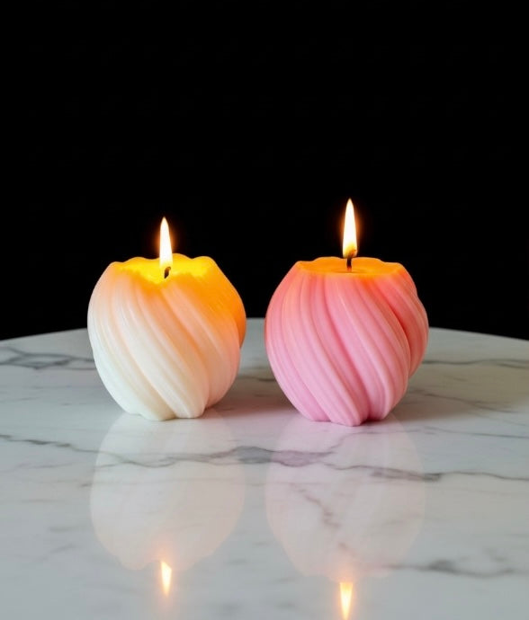 Swirl Candles