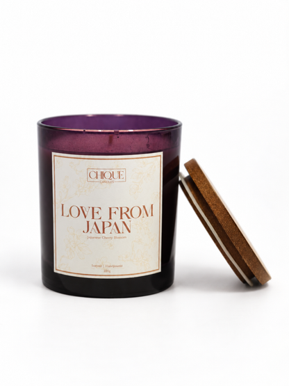 Love from Japan - Vela de flor de cerejeira