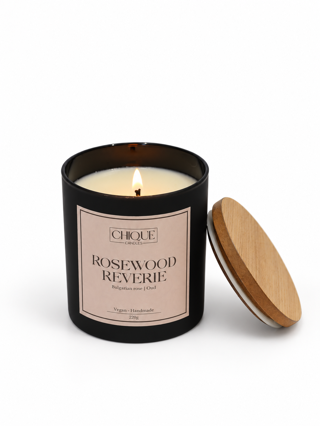 Rosewood Reverie - Vela aromática de rosa e oud