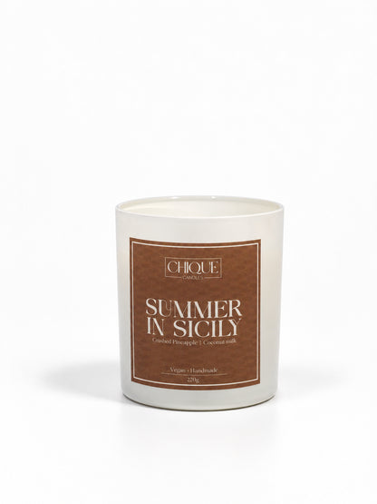 Summer in Sicily - Fruity scented candle