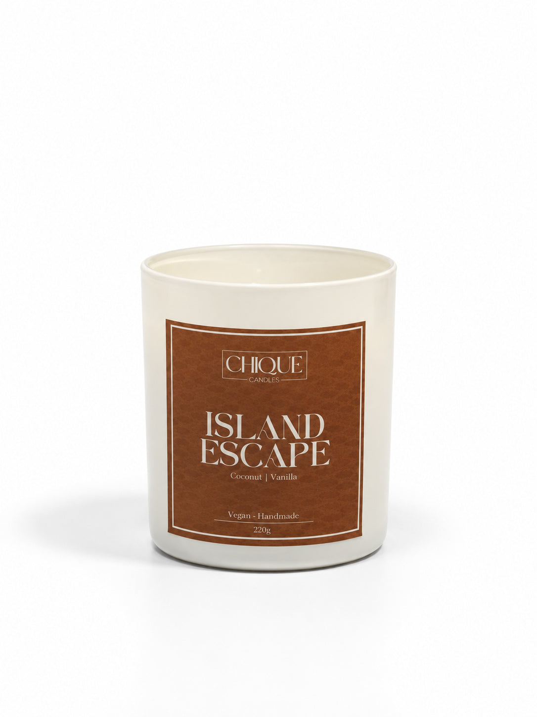 Island Escape - Coconut and citrus scented candle