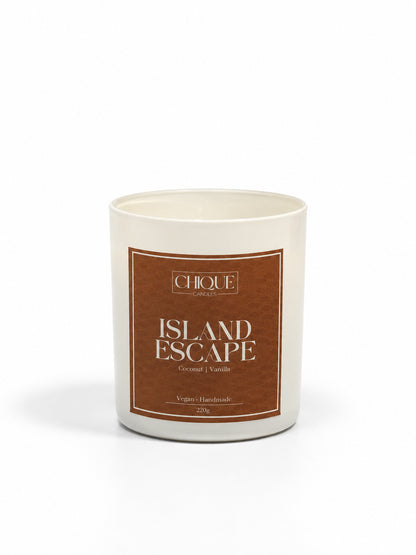 Island Escape - Coconut and citrus scented candle