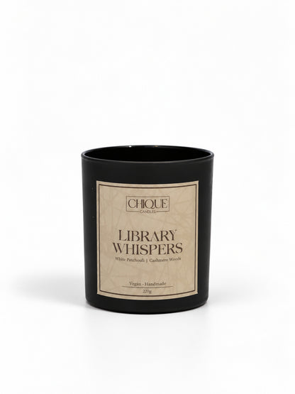 Library Whispers - Woody scented candle