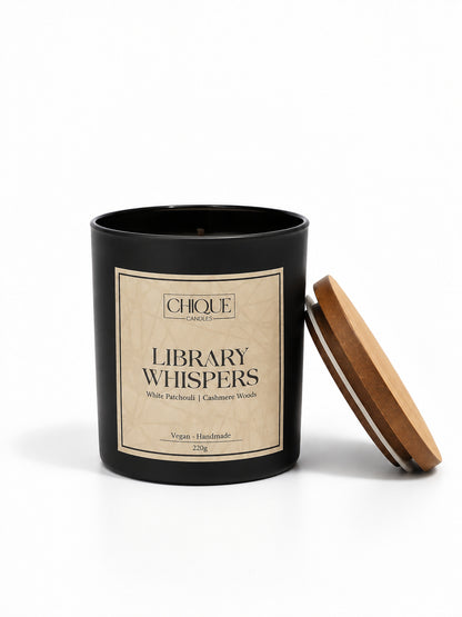 Library Whispers - Woody scented candle