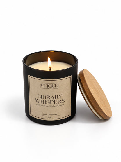 Library Whispers - Woody scented candle